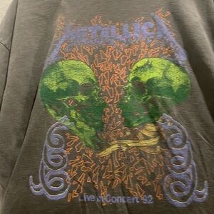 Metallica 92 tour shirt XL
